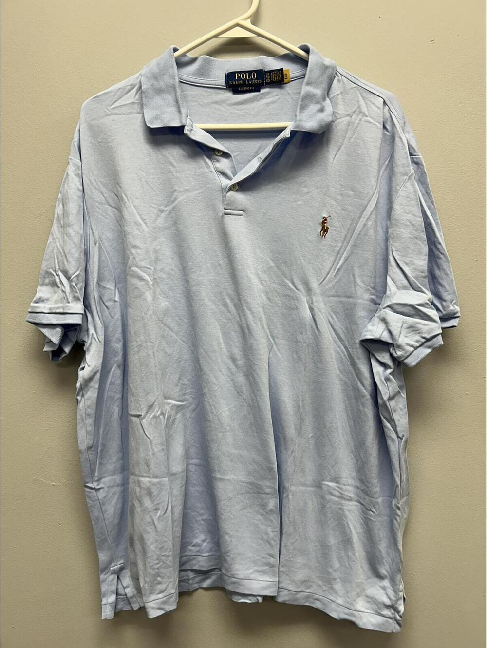 Polo Ralph Lauren Classic Fit Light Blue Polo Shirt